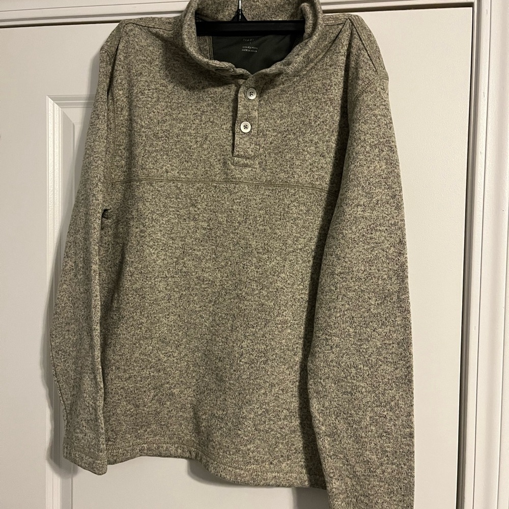 Van Heusen Men's Heathered Tan Sweater